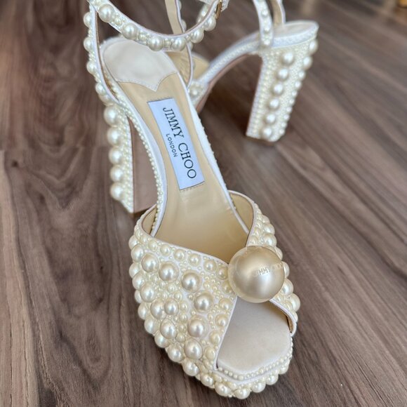 Jimmy Choo Sacaria Platform 120 in Size 34 - Picture 10 of 16